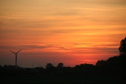 Sonnenuntergang in Schnhagen